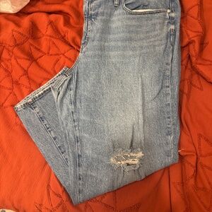 Madewell High Rise Slim Boyjean 22W